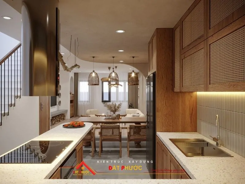 Thiết kế nội thất nhà ở Bình Dương với nét giản dị, gần gũi, nhưng gây ấn tượng mạnh