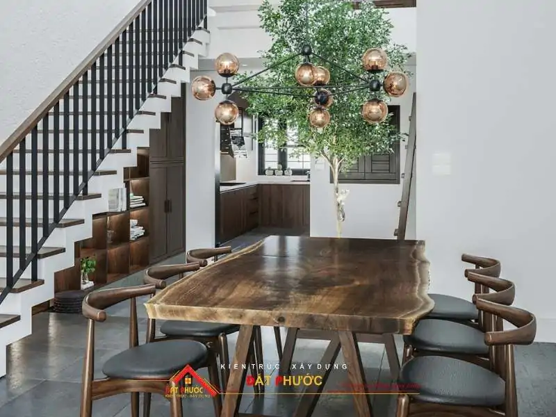 Bàn ăn thiết kế theo phong cách Bắc Âu đầy sang trọng và cuốn hút