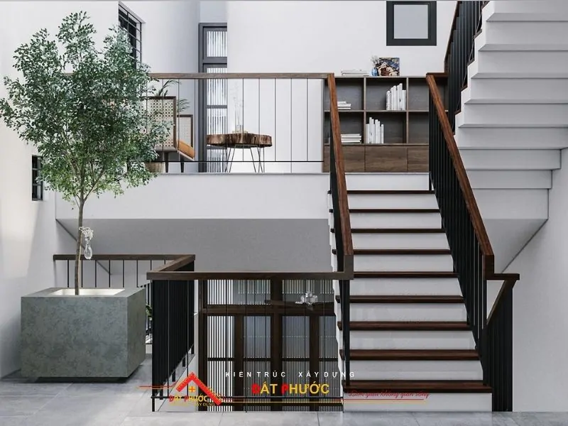 Thiết kế khu vực cầu thang ấn tượng và chú trọng tính an toàn