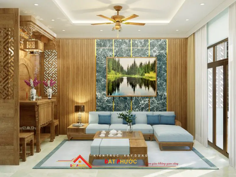 Phong thủy phòng khách đón tài lộc và bình an cho gia đình